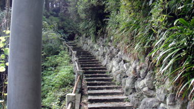 鶴壽園階段