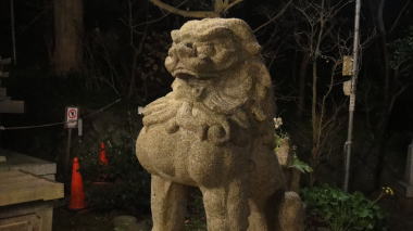 甘縄神明神社の狛犬