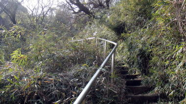 長谷配水池への階段2