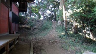 北野神社横の山道1