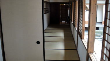 旧伊藤博文金沢別邸廊下