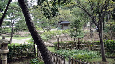旧伊藤博文金沢別邸居間からの眺め2