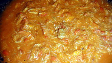 セコ蟹のトマトクリームパスタ2